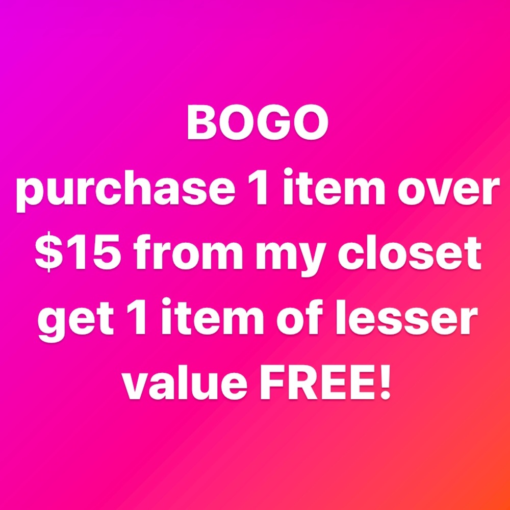BUY 1 GET 1 FREE!